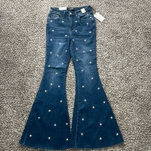 Brand New! Judy Blue, high waisted, flare jeans.